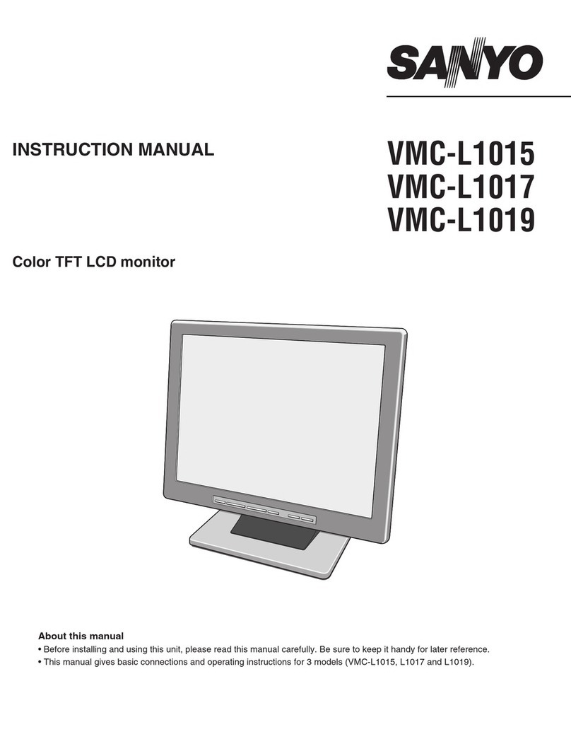 Sanyo VMC-L1015 User manual Sanyo VMC-L1015 User manual