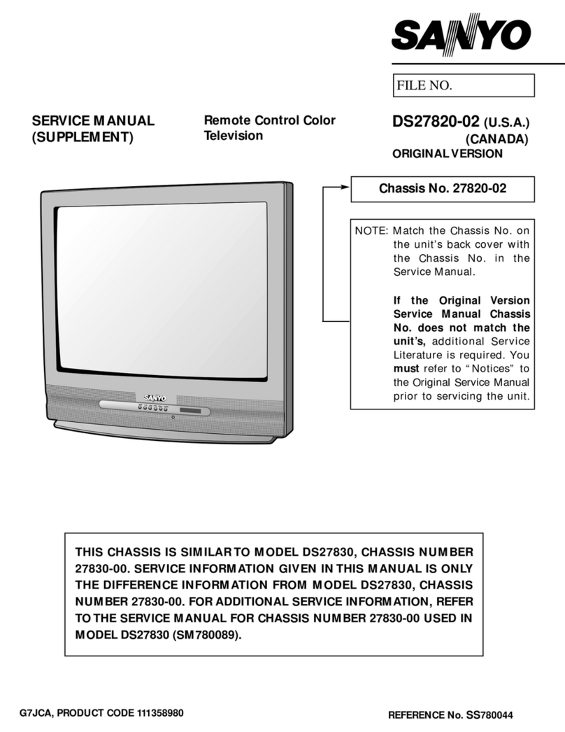 Sanyo DS27820-02 Owner's manual