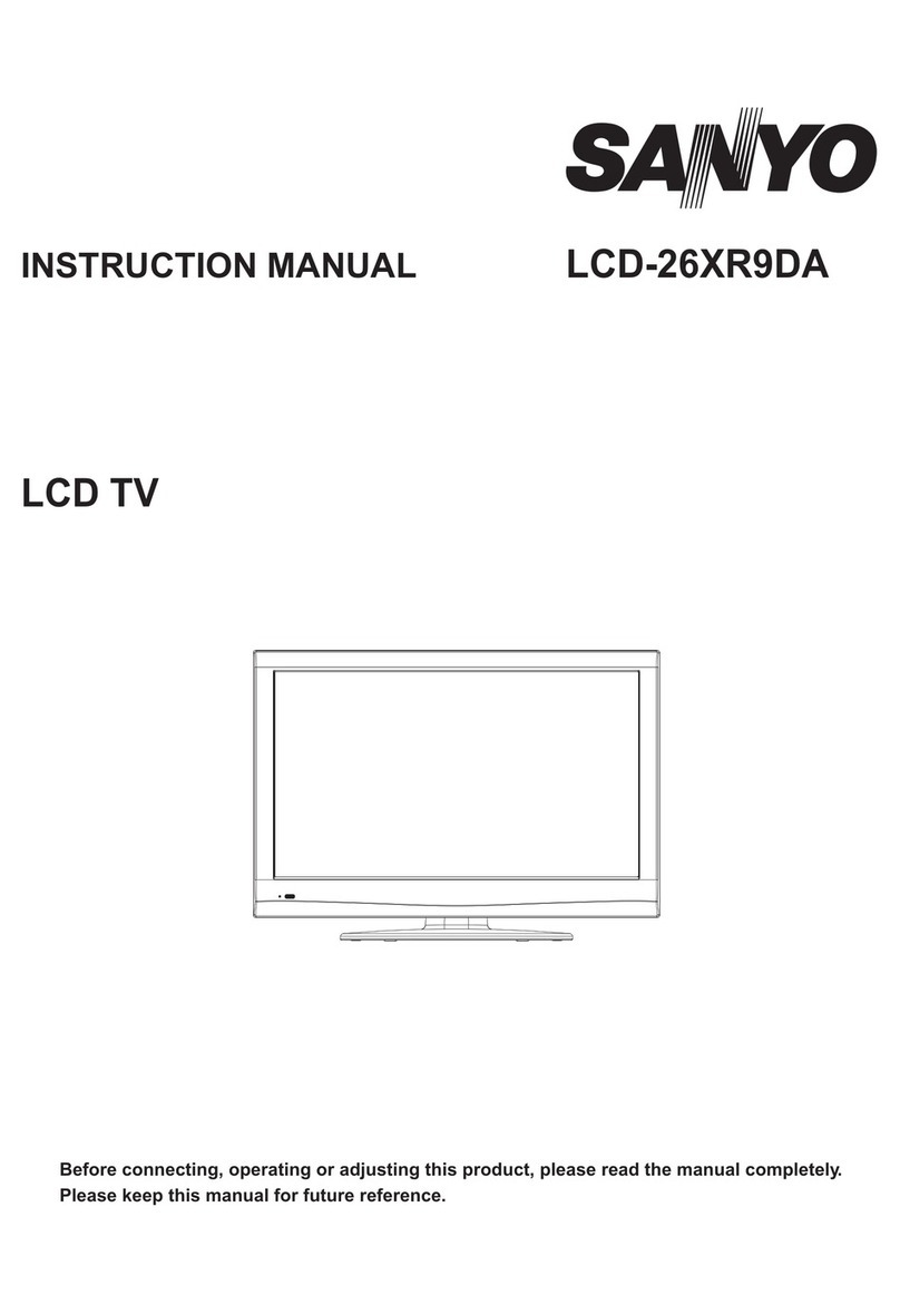 Sanyo LCD-26XR9DA User manual