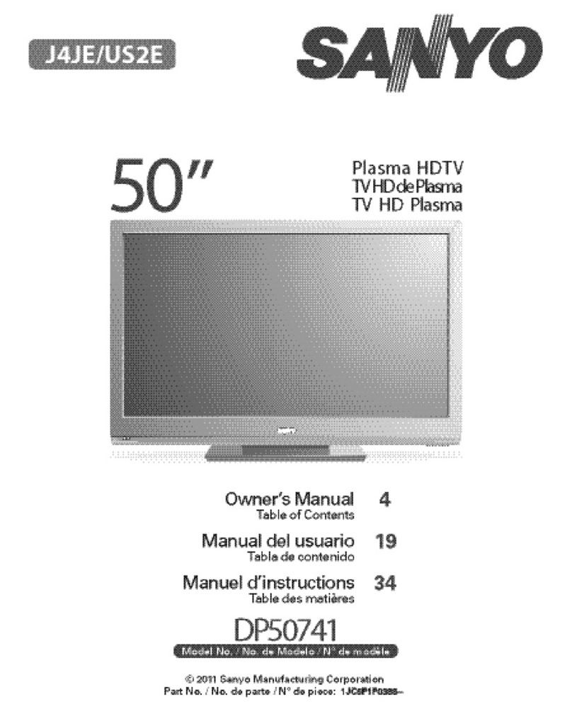 Sanyo DP50741 User manual