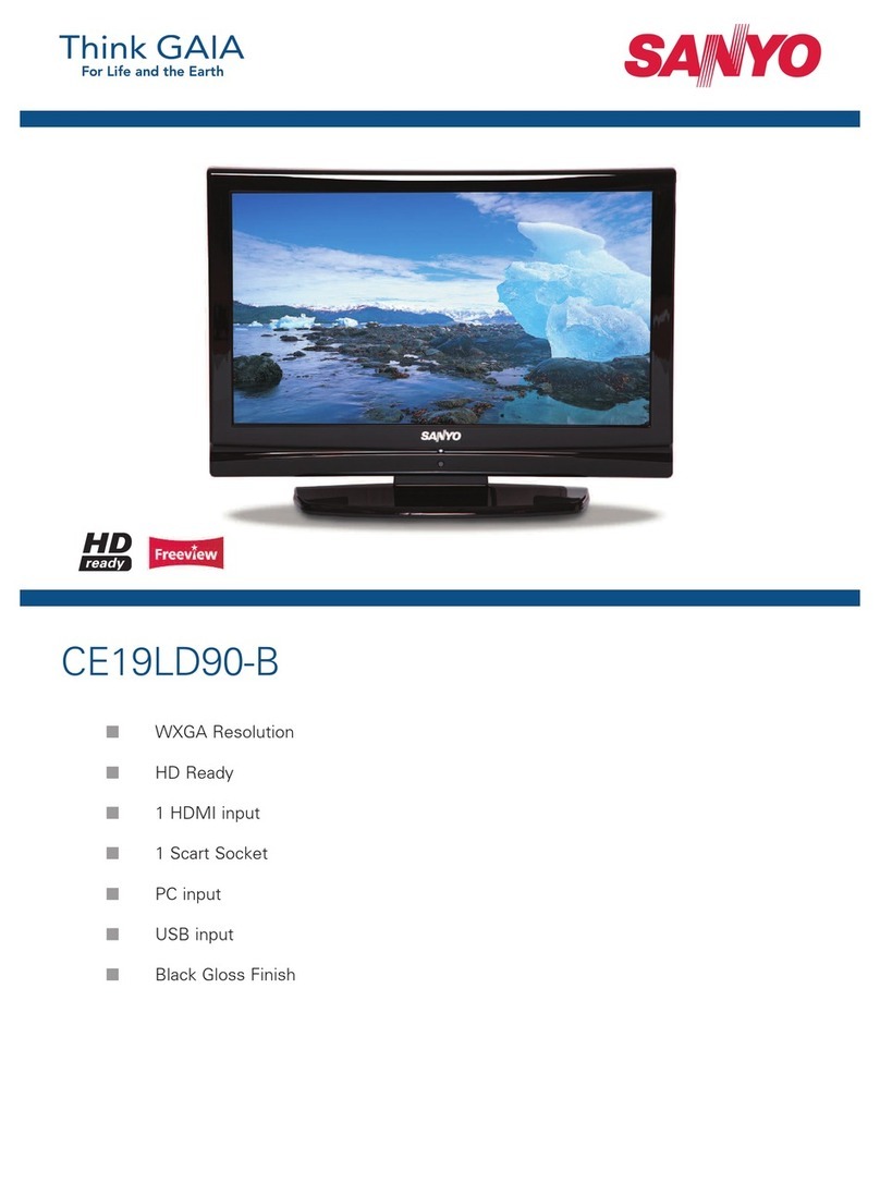 Sanyo CE19LD90-B User manual