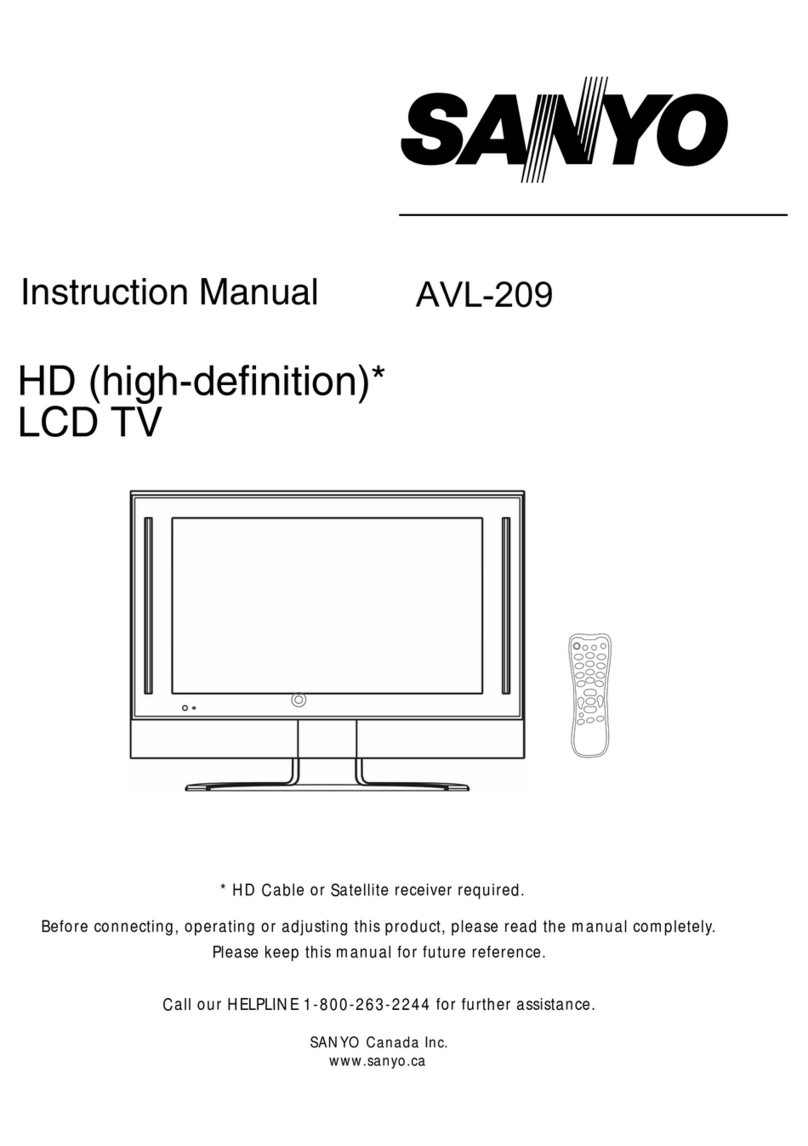 Sanyo AVL-209 User manual