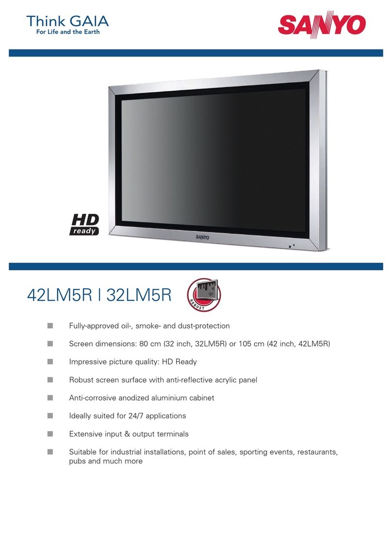 Sanyo 32LM5R User manual