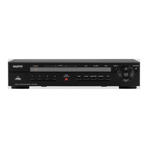 Sanyo DSR-2004 instruction manual