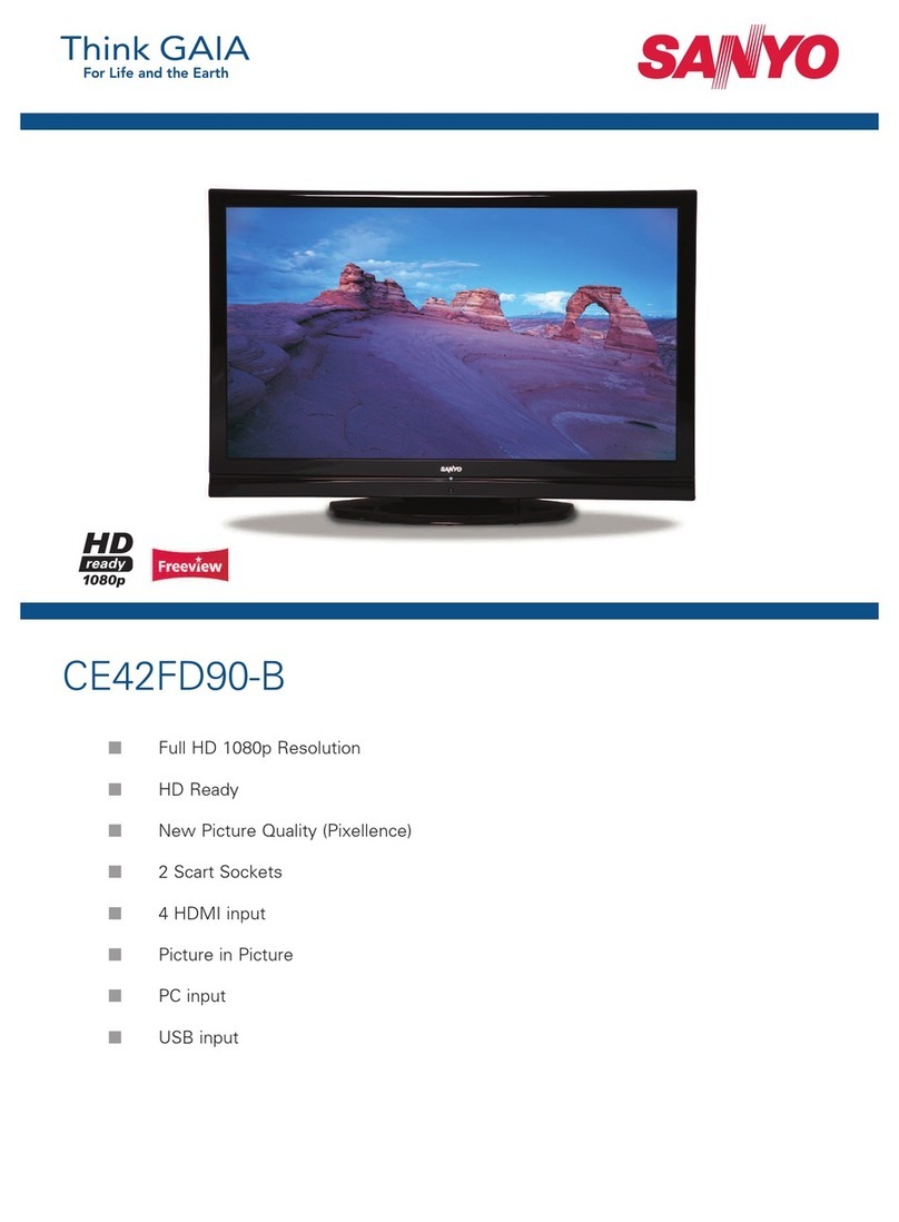 Sanyo CE42FD90-B User manual