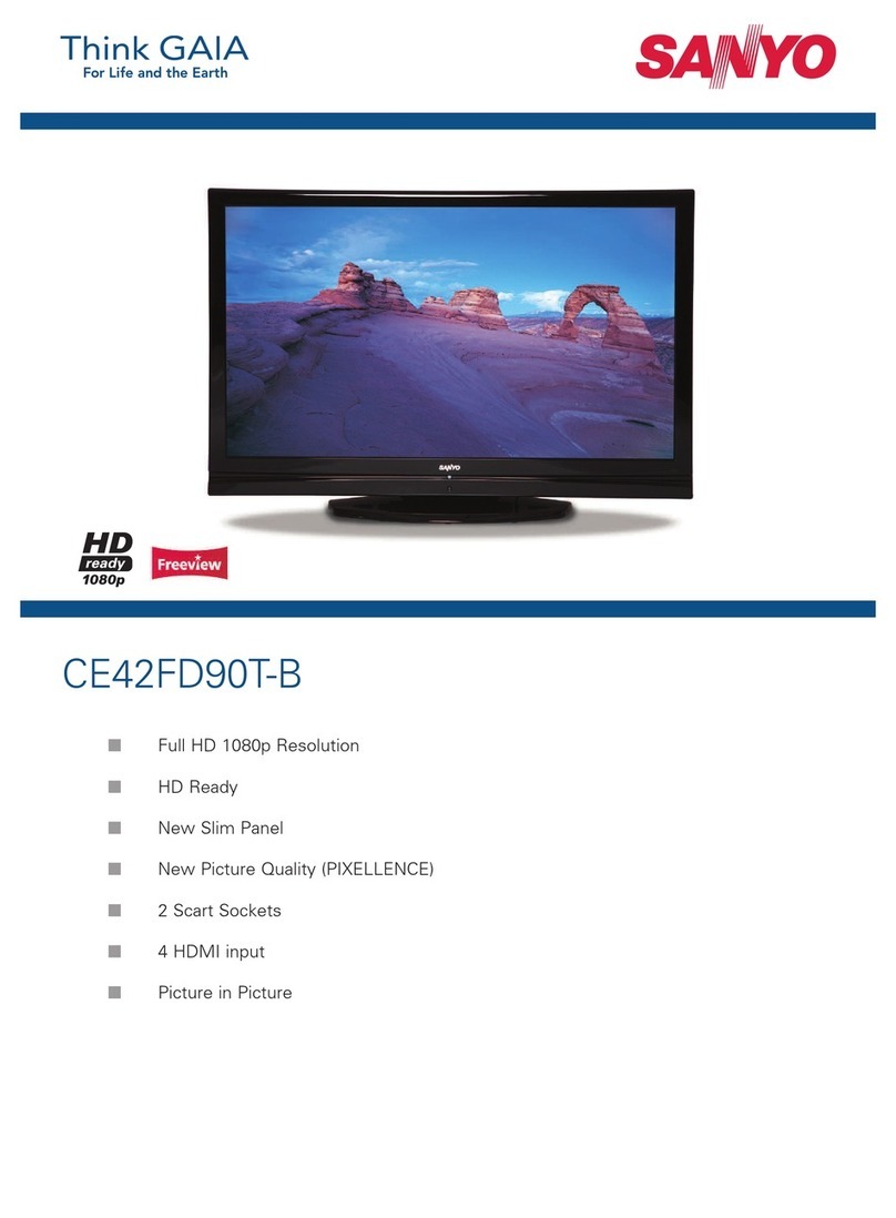 Sanyo CE42FD90T-B User manual Sanyo CE42FD90T-B User manual