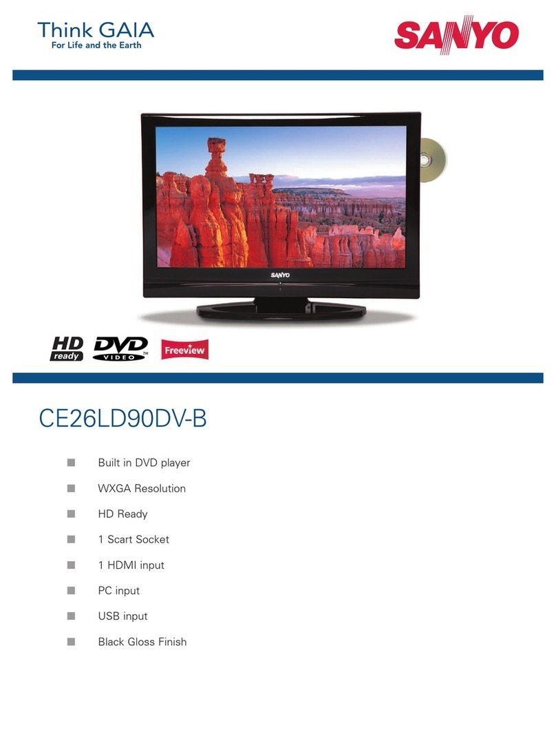 Sanyo CE26LD90DV-B User manual