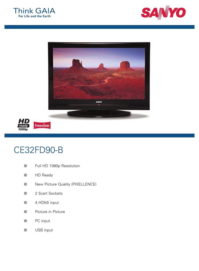 Sanyo CE32FD90-B User manual Sanyo CE32FD90-B User manual