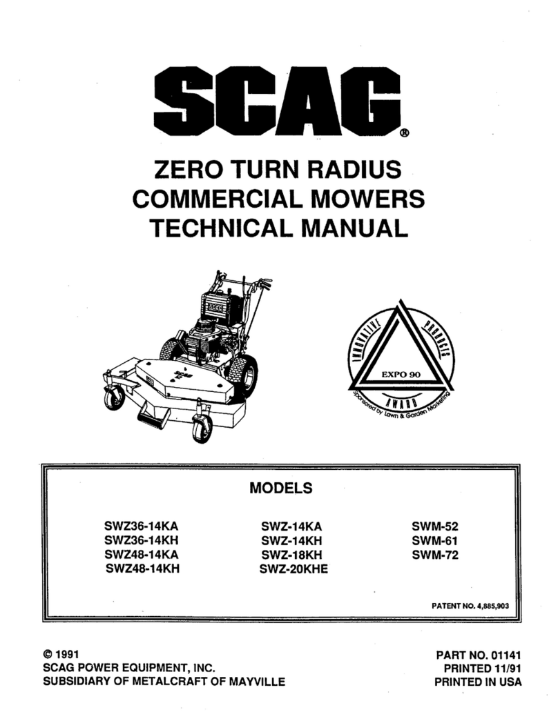 Scag Power Equipment SWZ36-14KA Technical manual