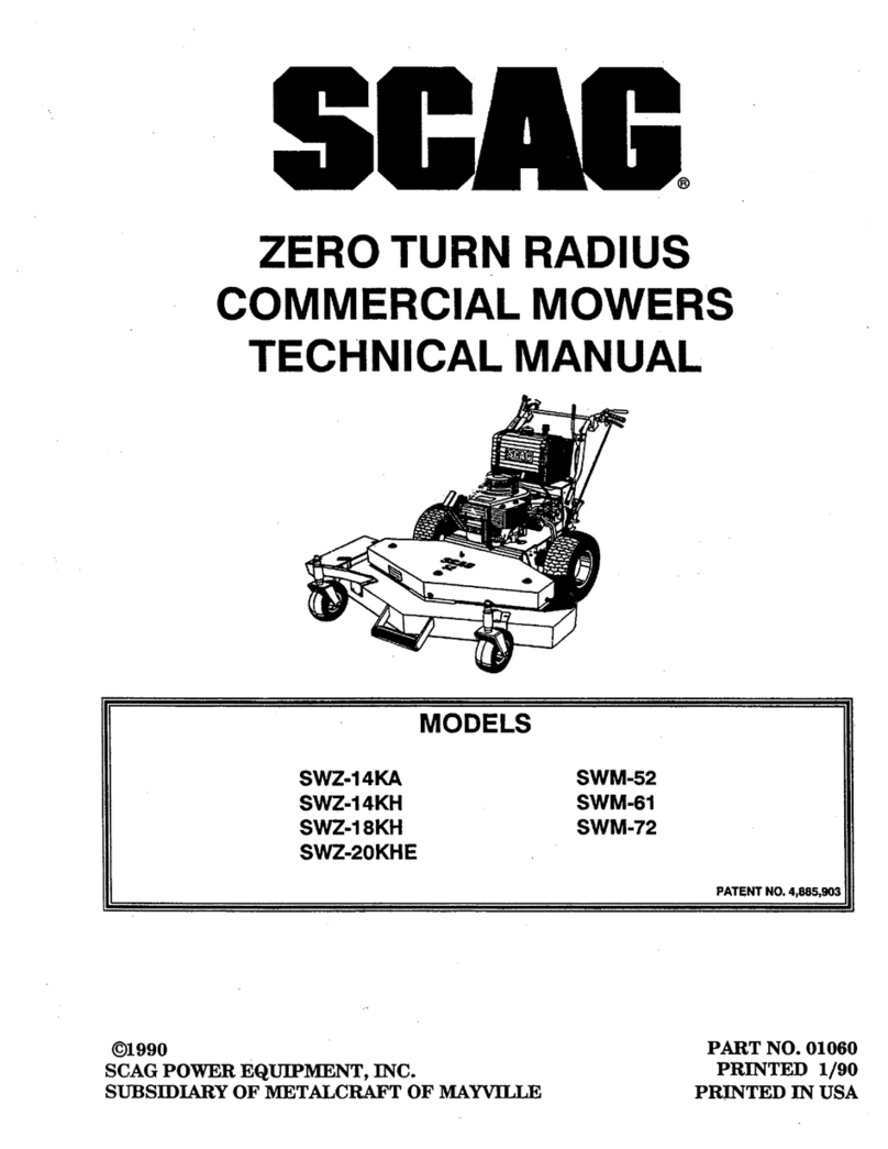 Scag Power Equipment SWM-51 Technical manual