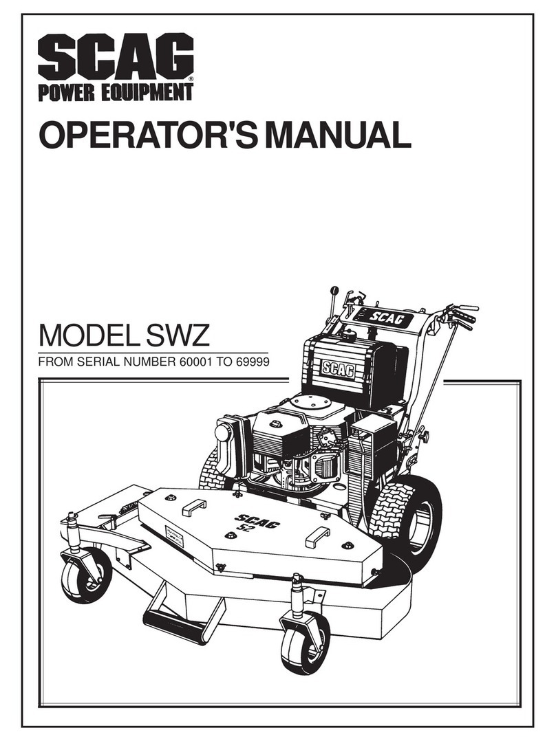 Scag Power Equipment SWZ Operator's manual