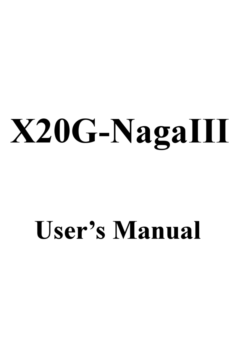 Sceptre X20g X20g-NagaIII X20g-NagaIII User manual