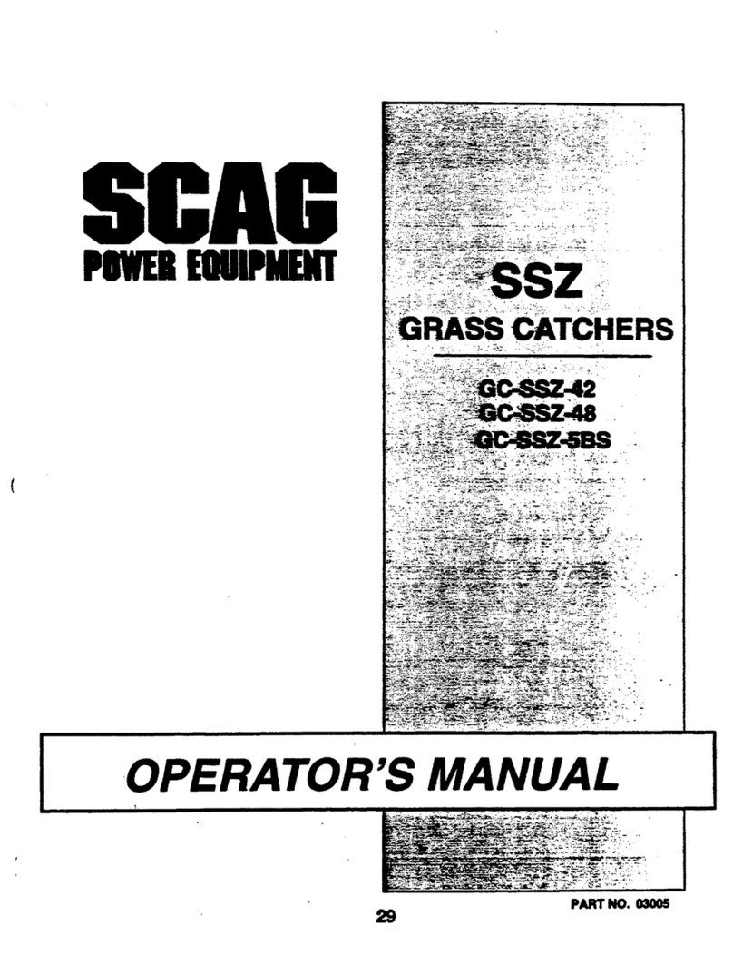 Scag Power Equipment GC-SSZ-42 User manual
