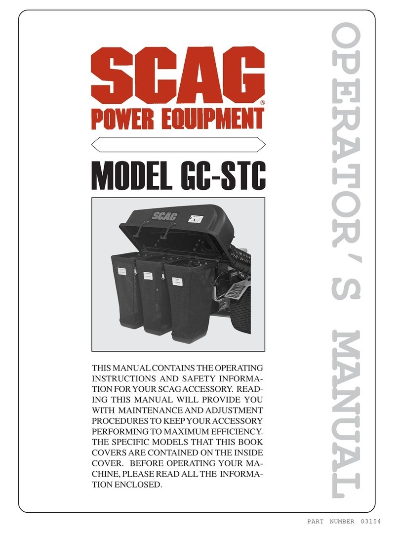 Scag Power Equipment GC-STC User manual