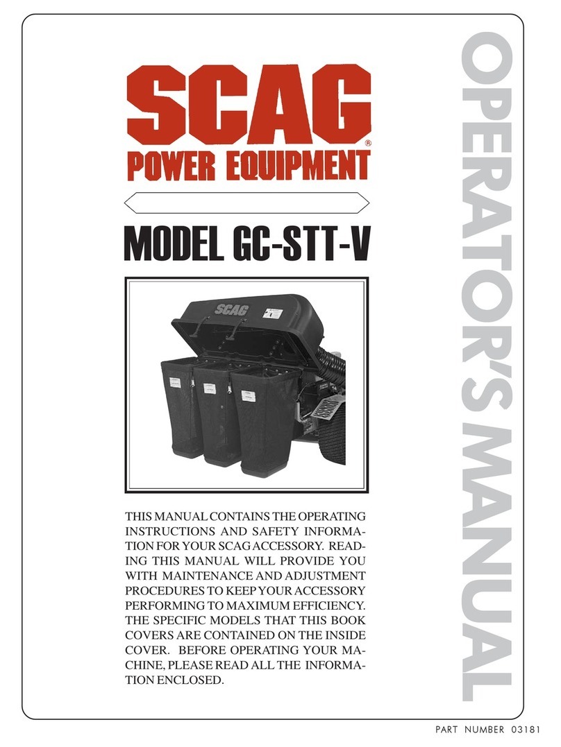 Scag Power Equipment GC-STT-V User manual