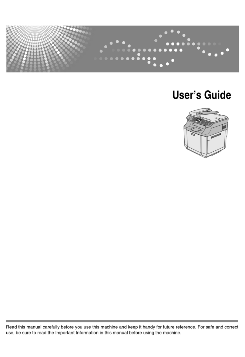 Savin SPC210SF User manual