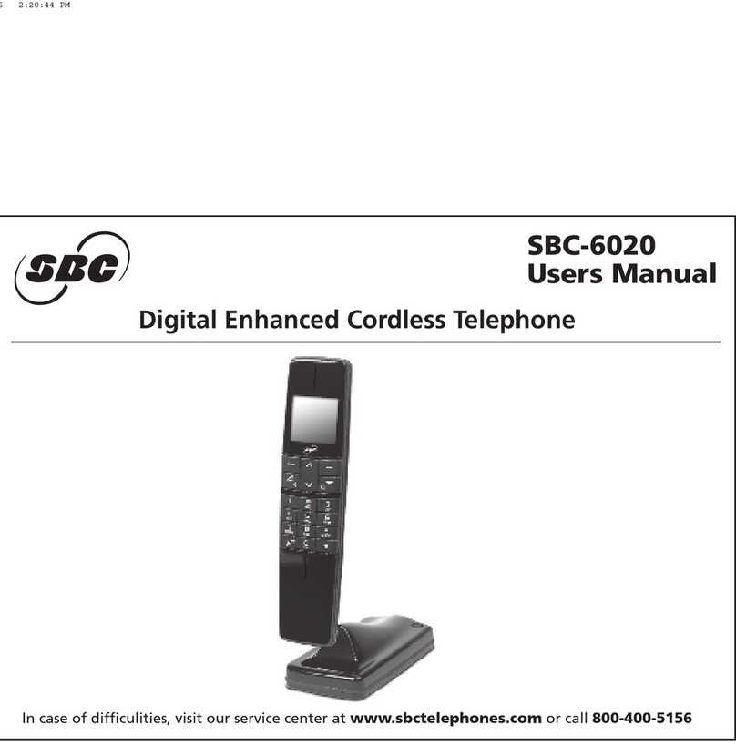 SBC SBC-6020 User manual