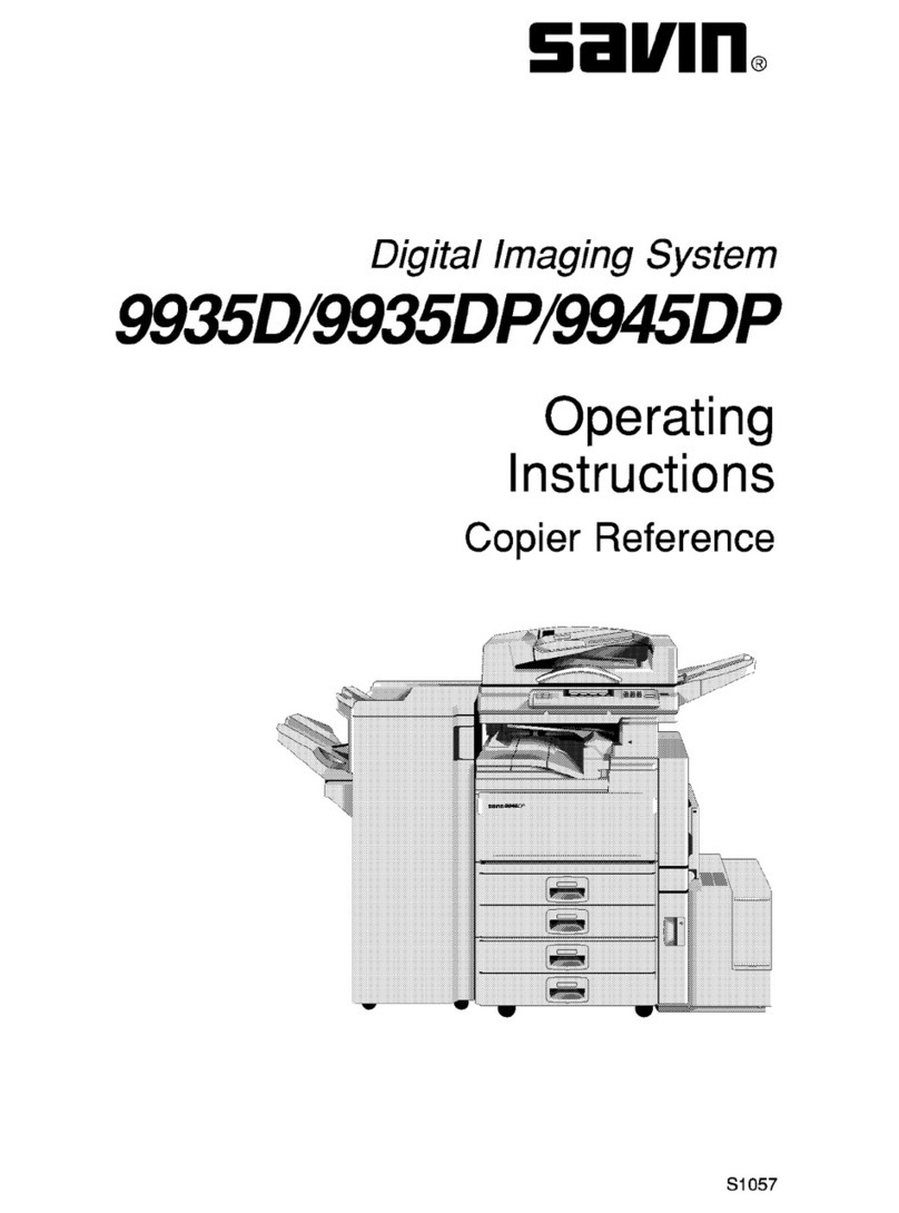 Savin 9935D User manual