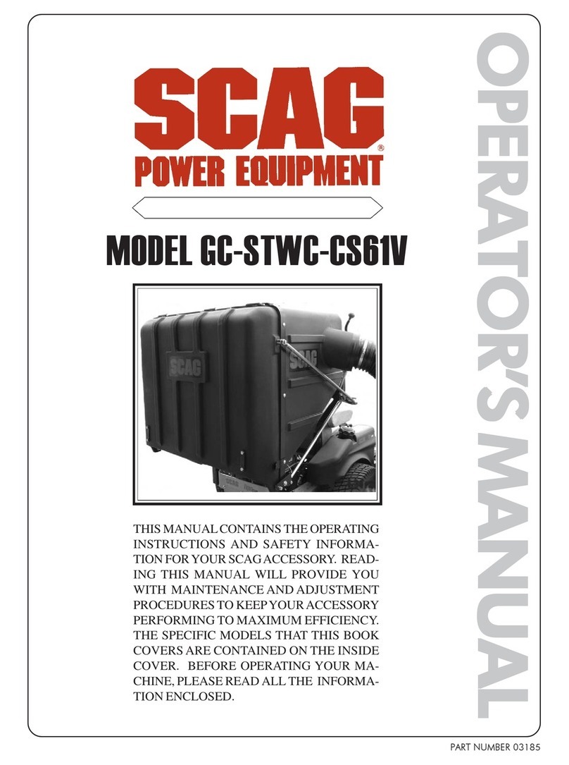 Scag Power Equipment GC-STWC-CS61V Operator's manual