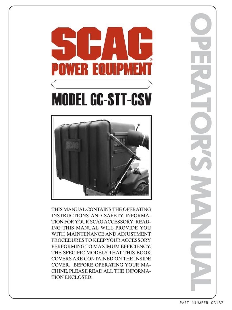 Scag Power Equipment GC-STT-CSV Operator's manual