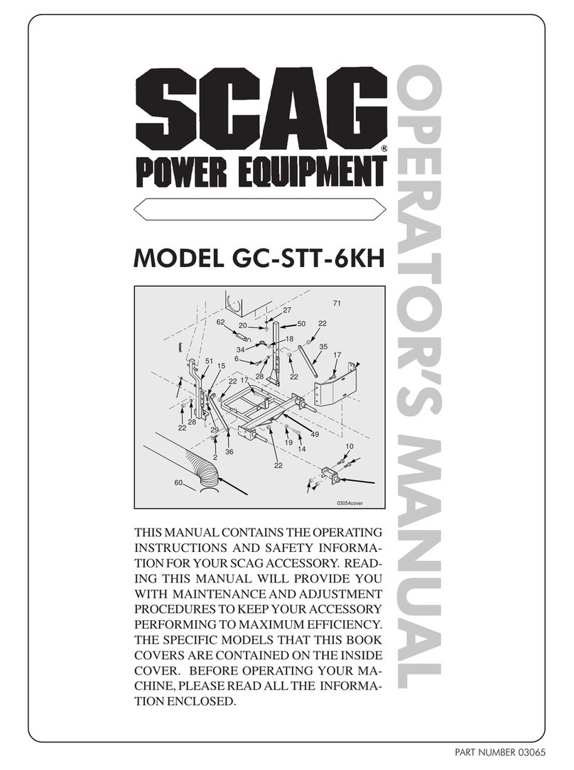 Scag Power Equipment GC-STT-6KH Operator's manual