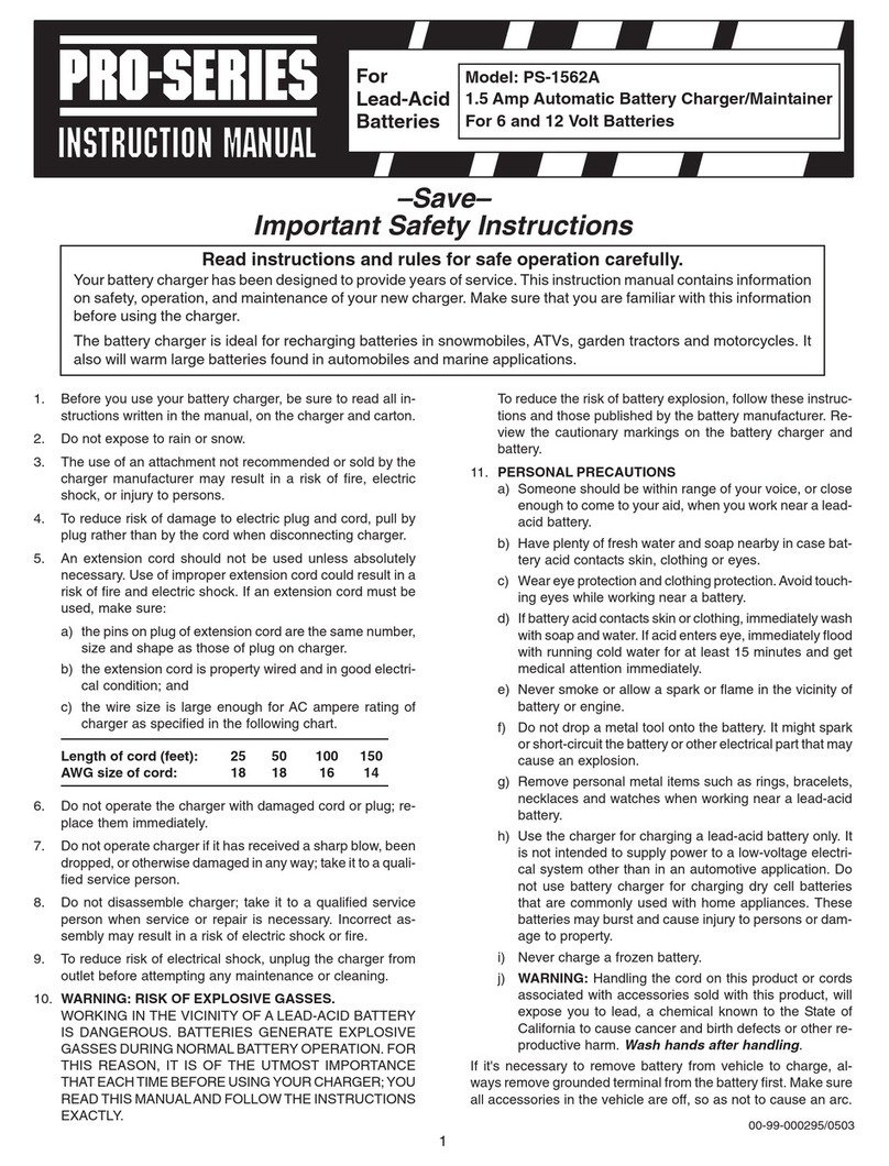 Schumacher PS-1562A instruction manual Schumacher PS-1562A instruction manual