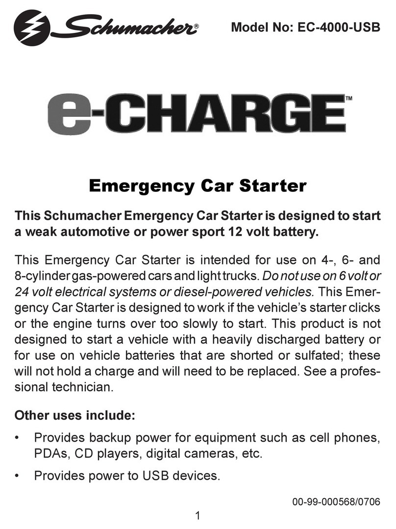 Schumacher e-CHARGE EC-4000-USB User manual