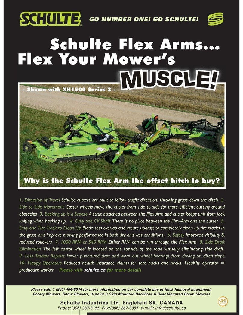 Schulte XH1500 Series Features