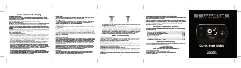 Snooper Sapphire User manual