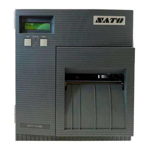 SATO CL408-412e User manual SATO CL408-412e User manual