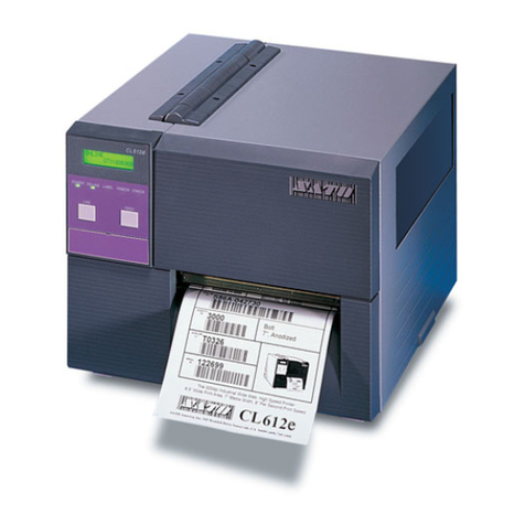 SATO CL412e Use and care manual