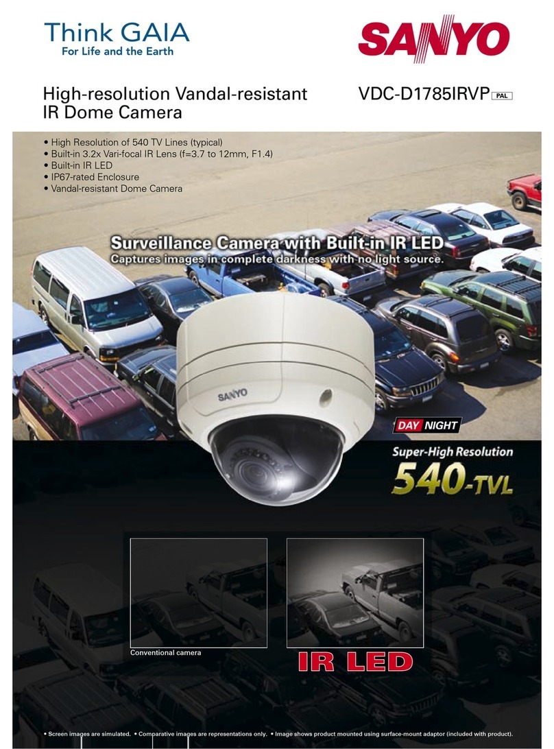 Sanyo VDC-D1785IRVP User manual
