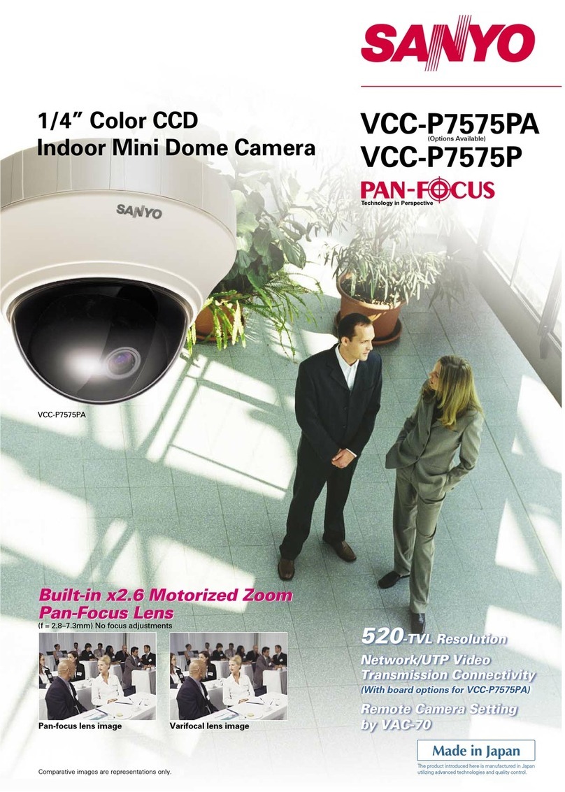 Sanyo VCC-P7575P Pan-Focus Brochure & specs