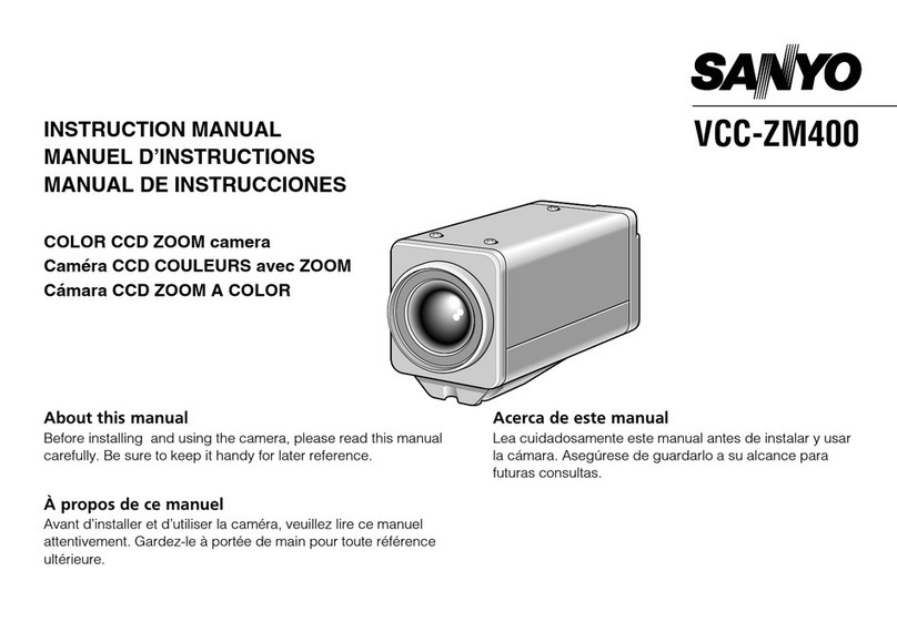 Sanyo VCC-ZM400 User manual