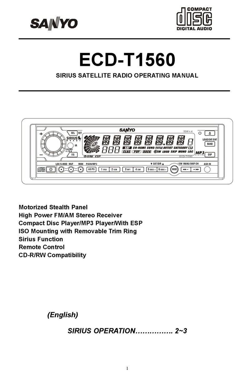 Sanyo ECD-T1560 Instruction and safety manual