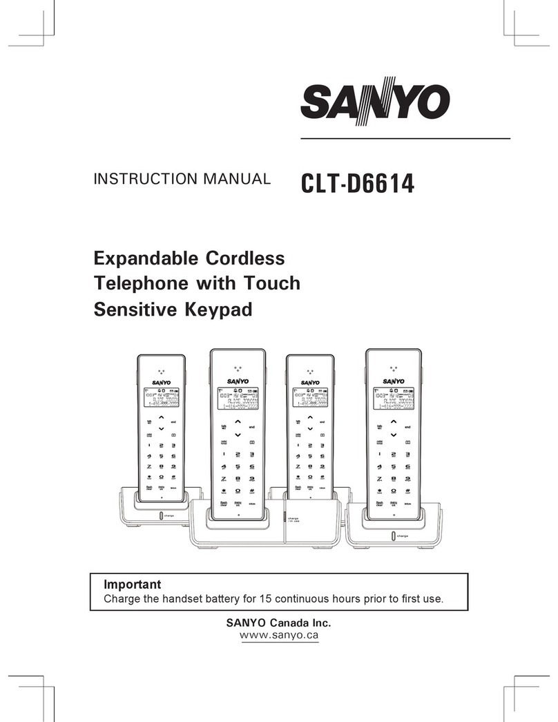 Sanyo CLT-D6614 User manual Sanyo CLT-D6614 User manual