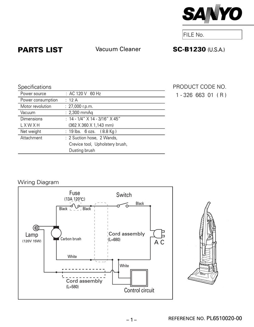 Sanyo SC-B1230 User manual