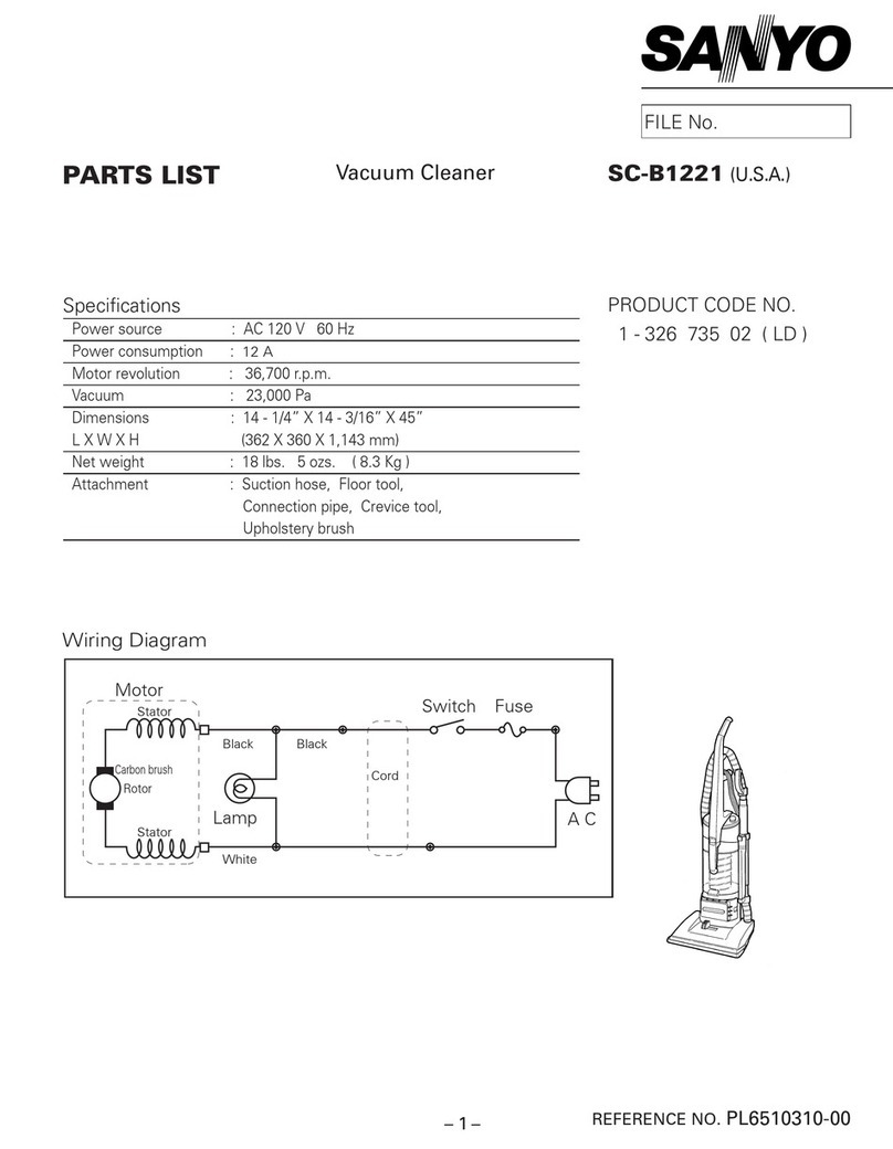 Sanyo SC-B1221 User manual Sanyo SC-B1221 User manual