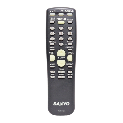 Sanyo RMT-U100 Moonlight User manual Sanyo RMT-U100 Moonlight User manual