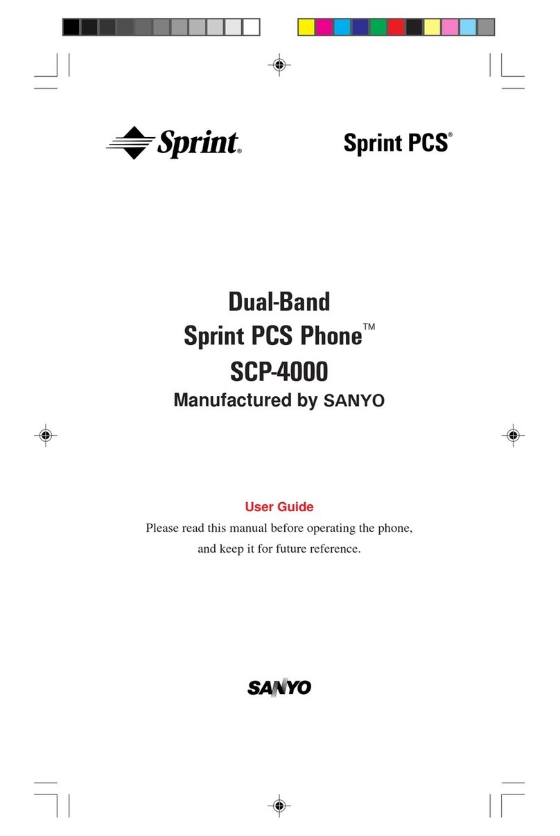 Sanyo Sprint SCP-4000 user guide