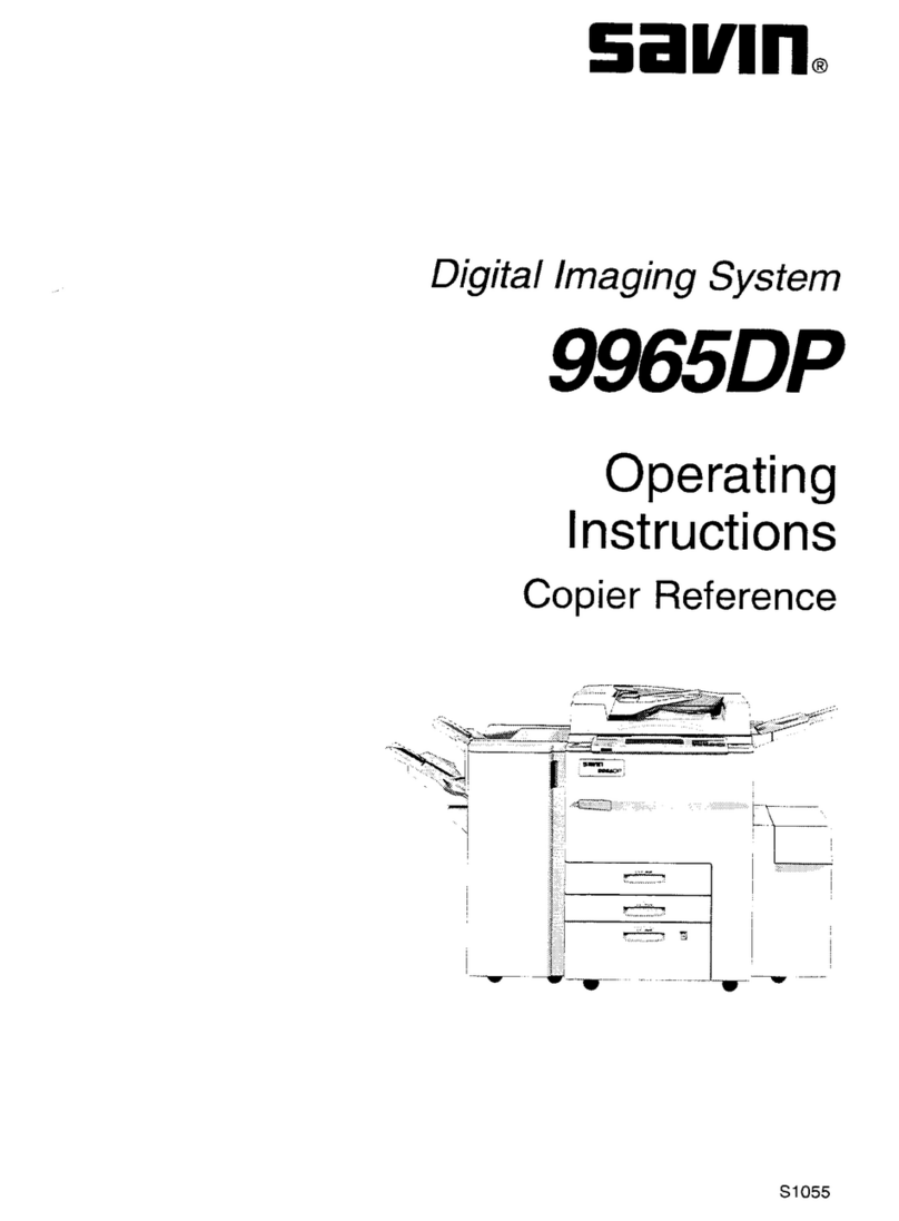 Savin 9965DP User manual