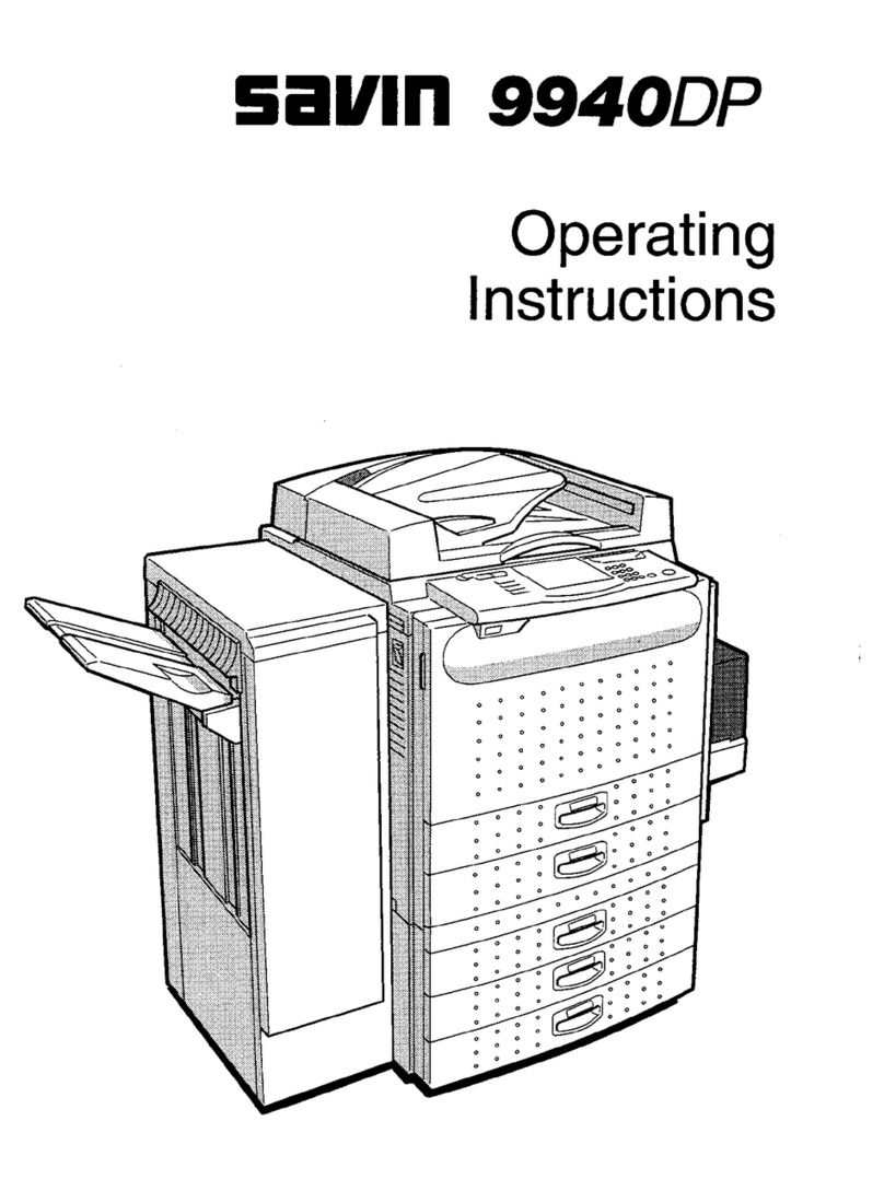 Savin 9940DP User manual