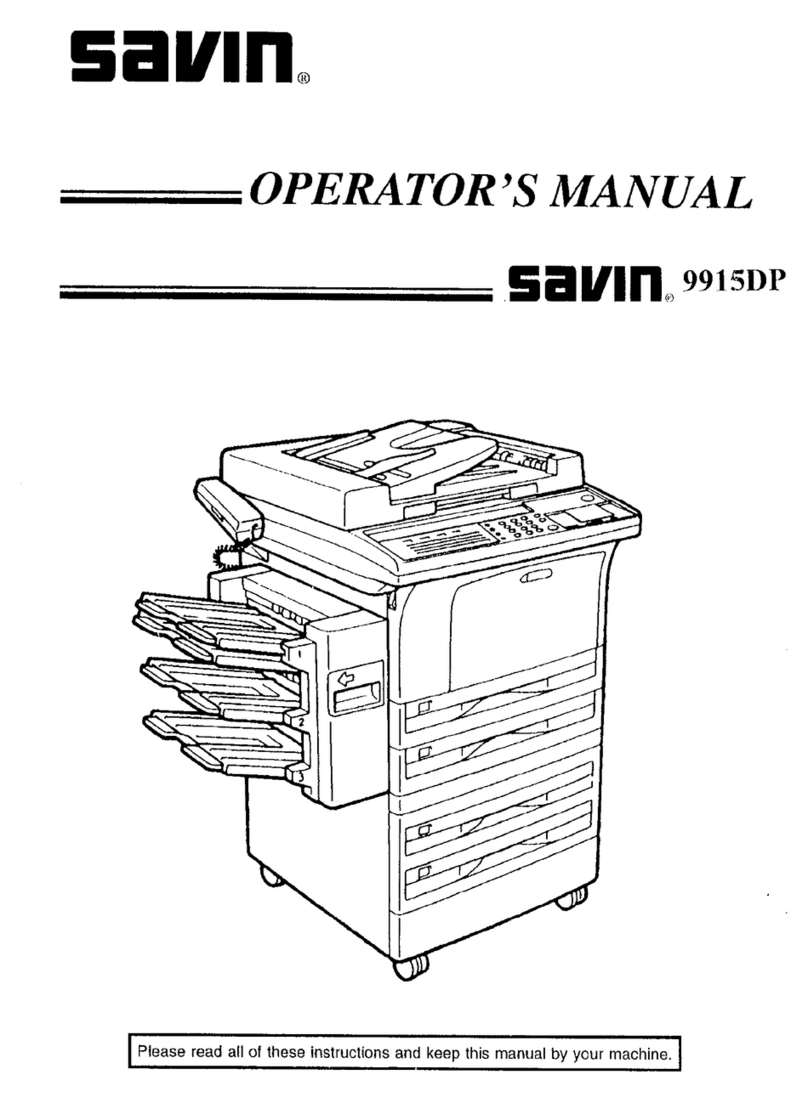 Savin 9915DP User manual Savin 9915DP User manual