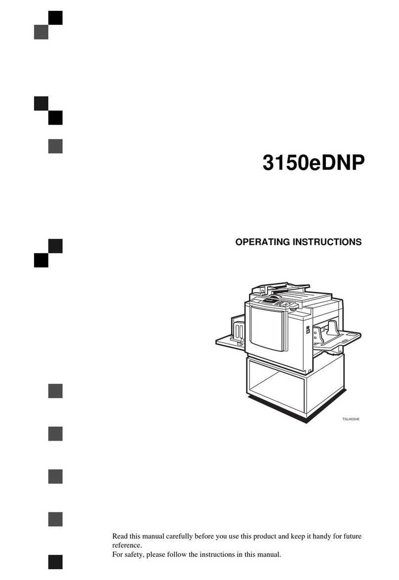 Savin 3150eDNP User manual