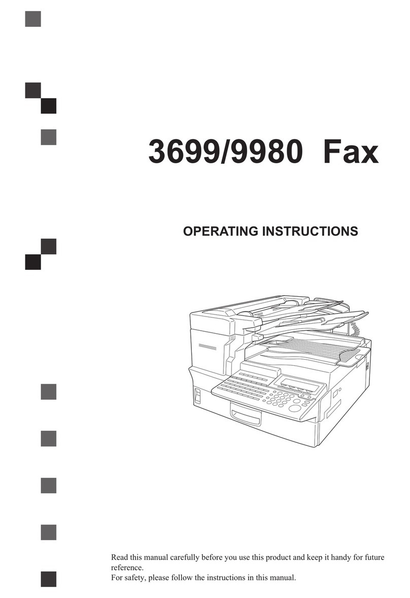 Savin 3699 User manual