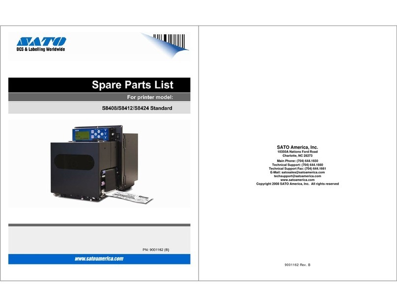 SATO S8404 Standard Guide