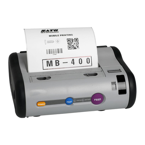 SATO MB400 User manual