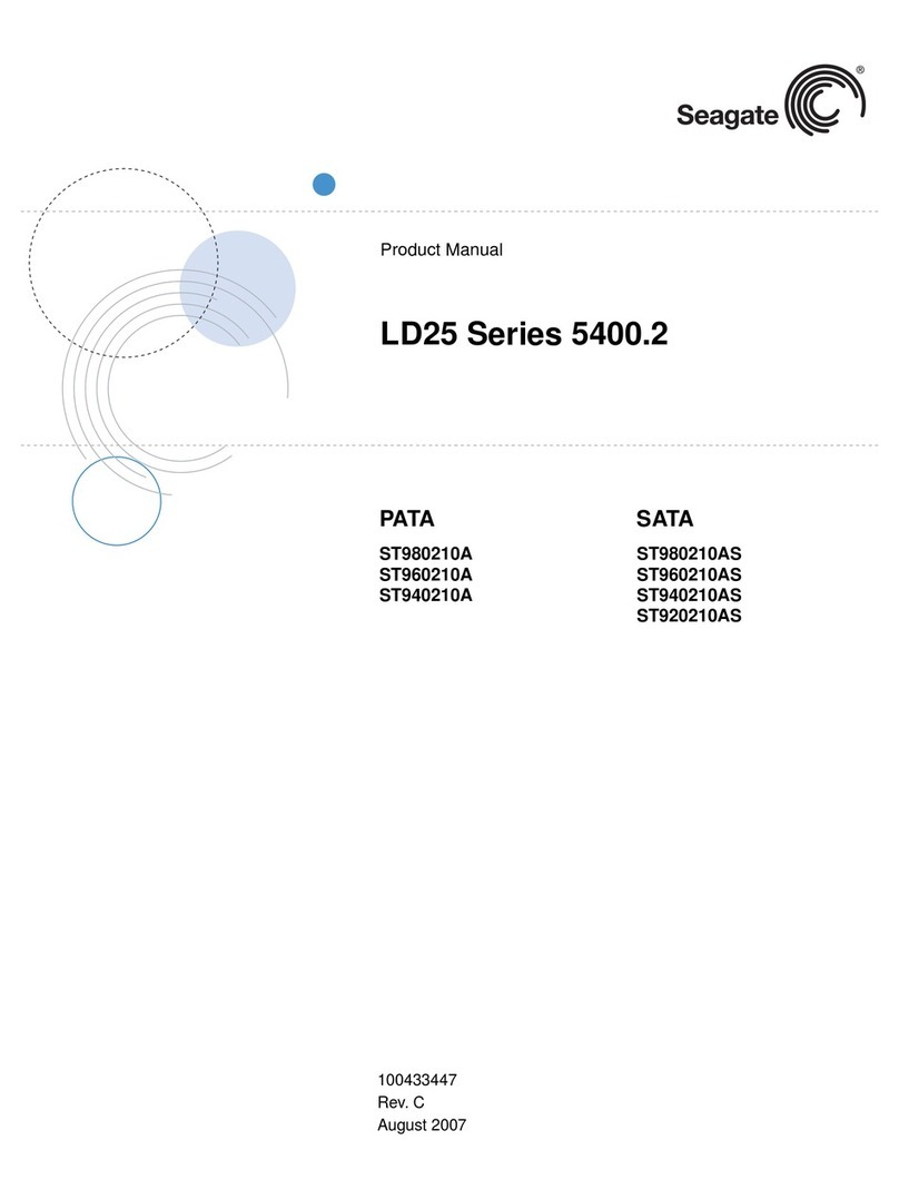 Seagate ST920210AS User manual