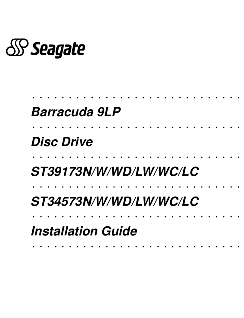 Seagate ST34573N/W/WD/LW/WC/LC User manual