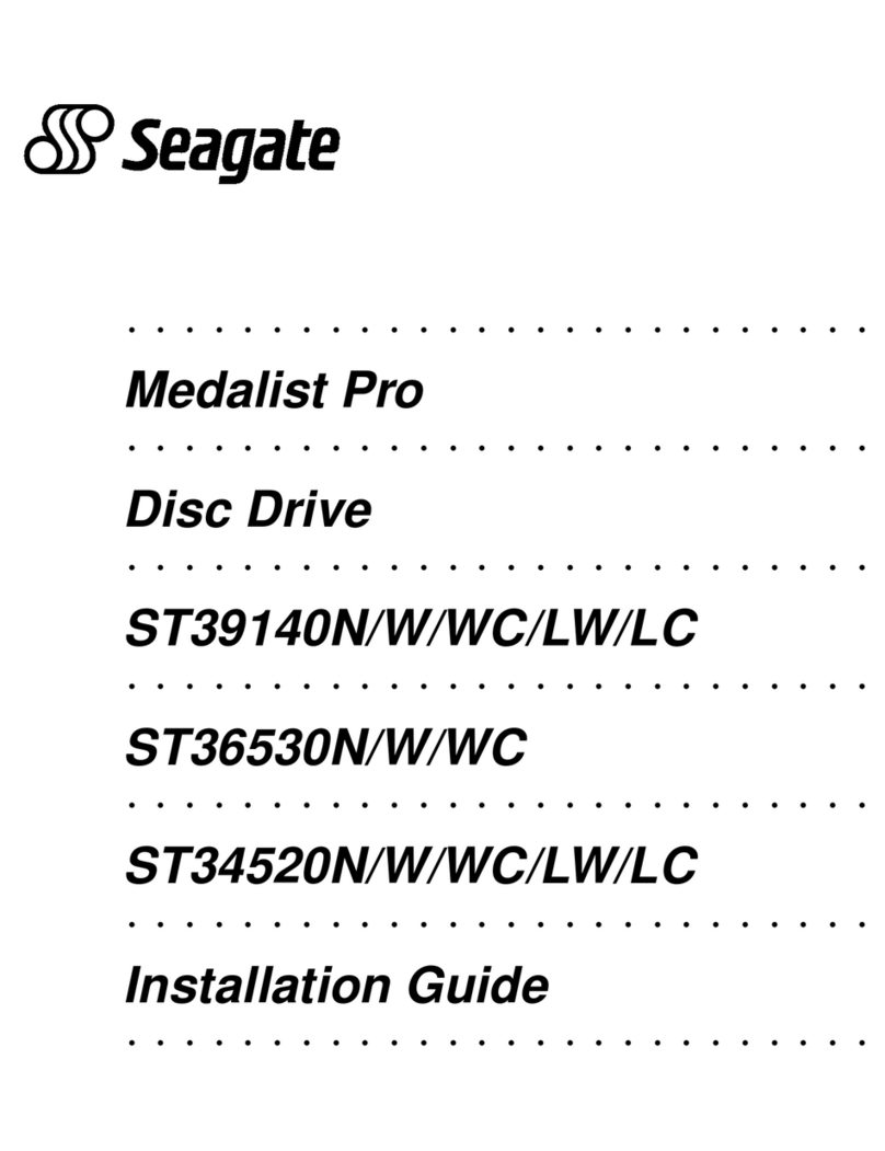 Seagate MEDALIST PRO ST36530N/W/WC User manual